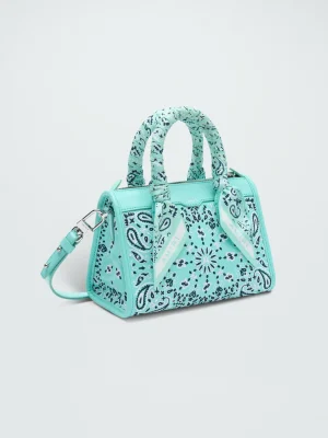 MICRO TRIANGLE BAG BLUE
