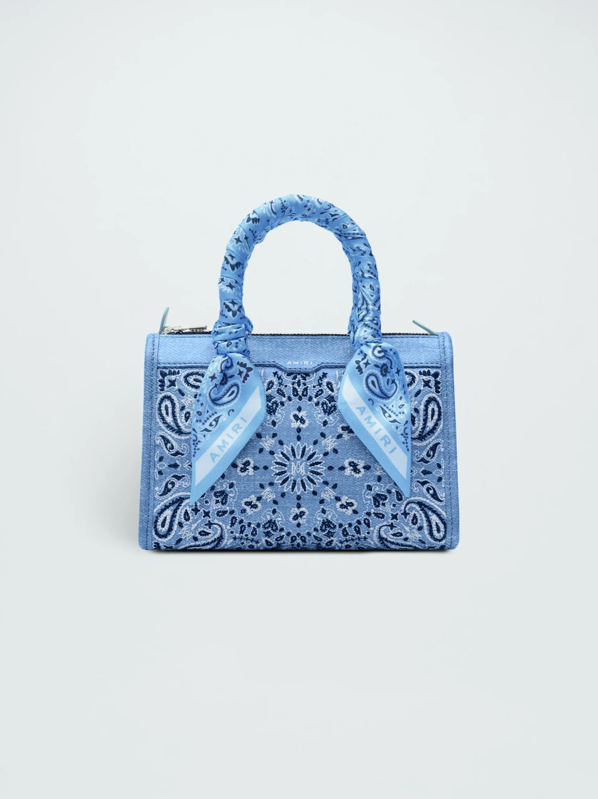 MICRO TRIANGLE BAG NATURAL DENIM