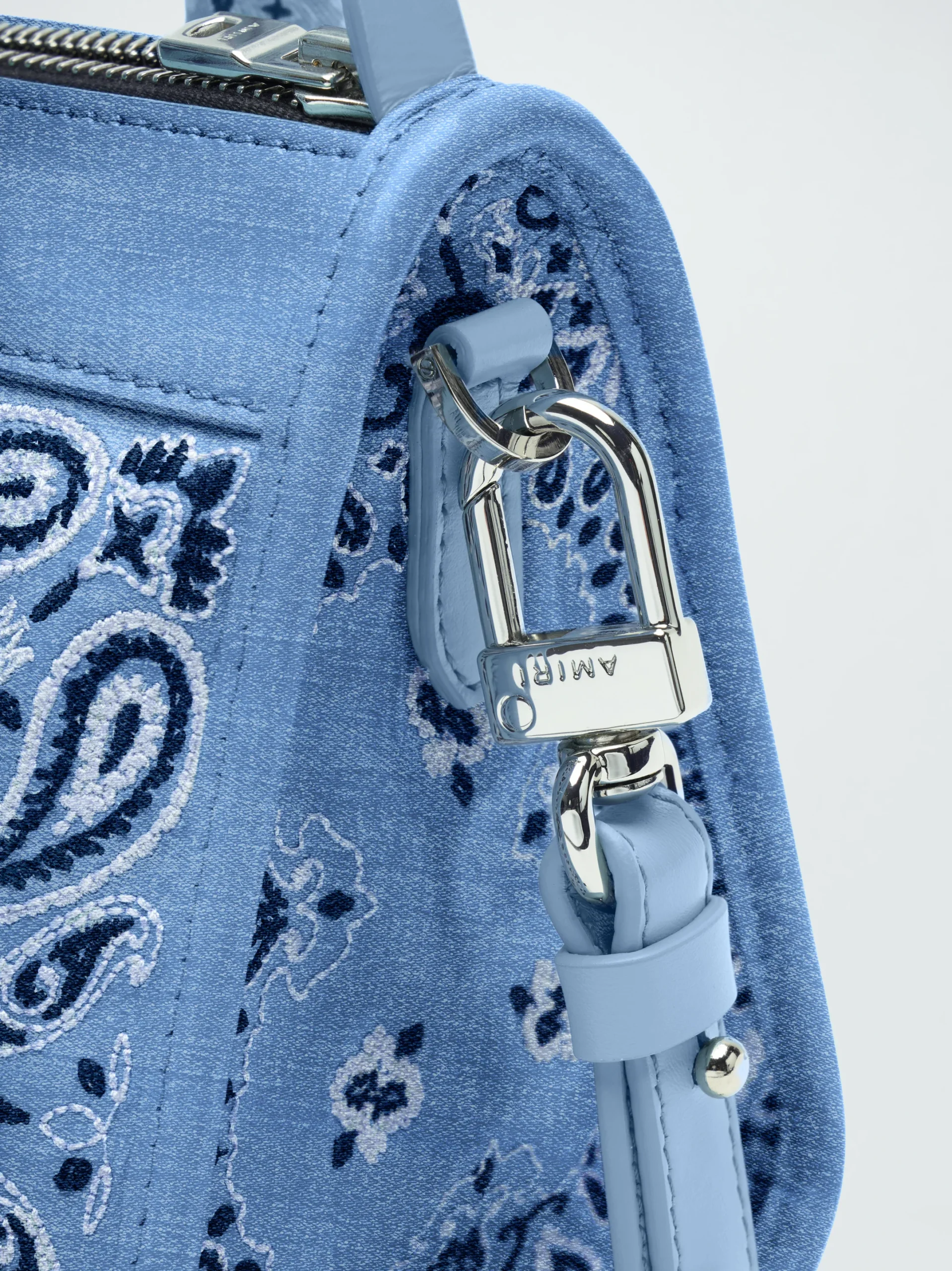 MICRO TRIANGLE BAG NATURAL DENIM