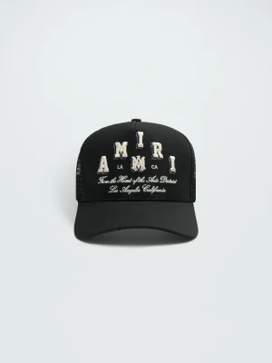 AMIRI VARSITY TRUCKER HAT