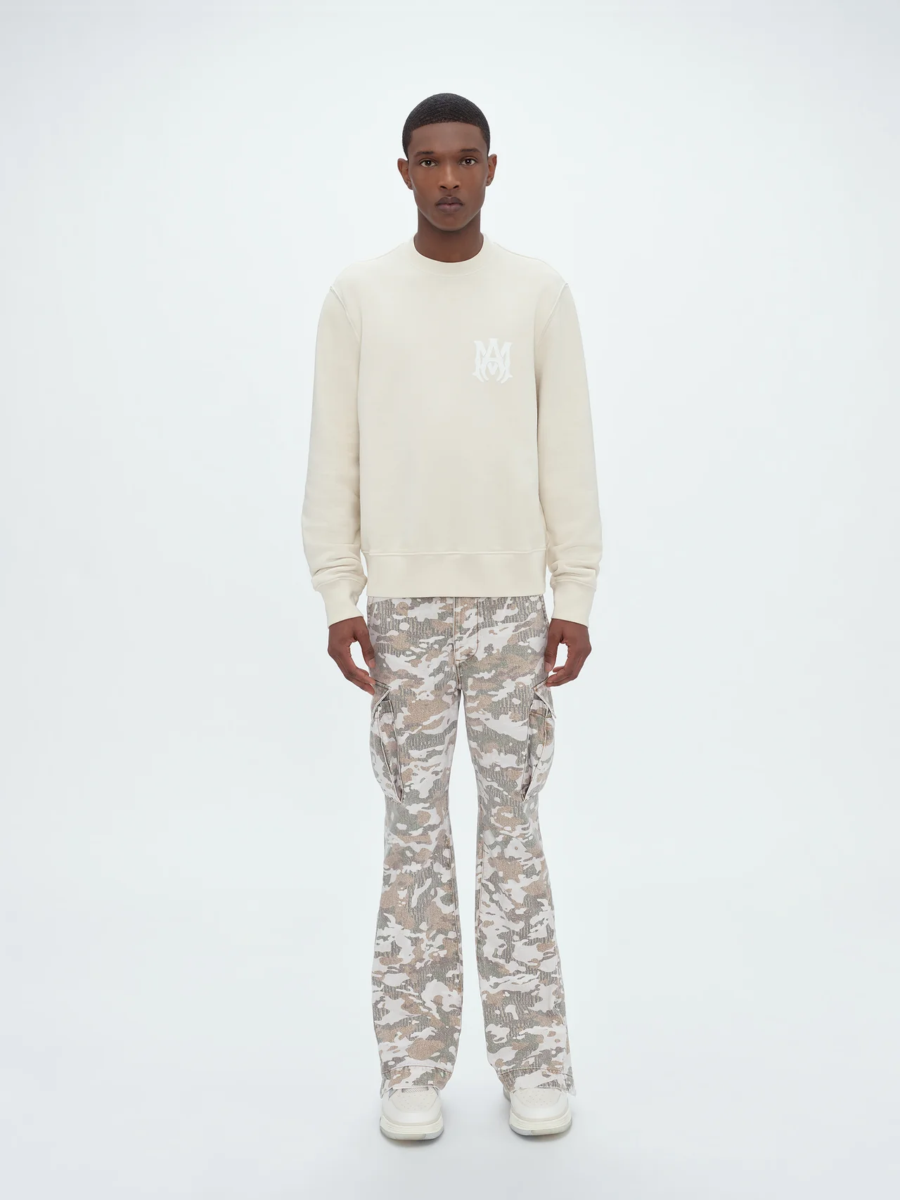 M65 CAMO CARGO KICK FLARE