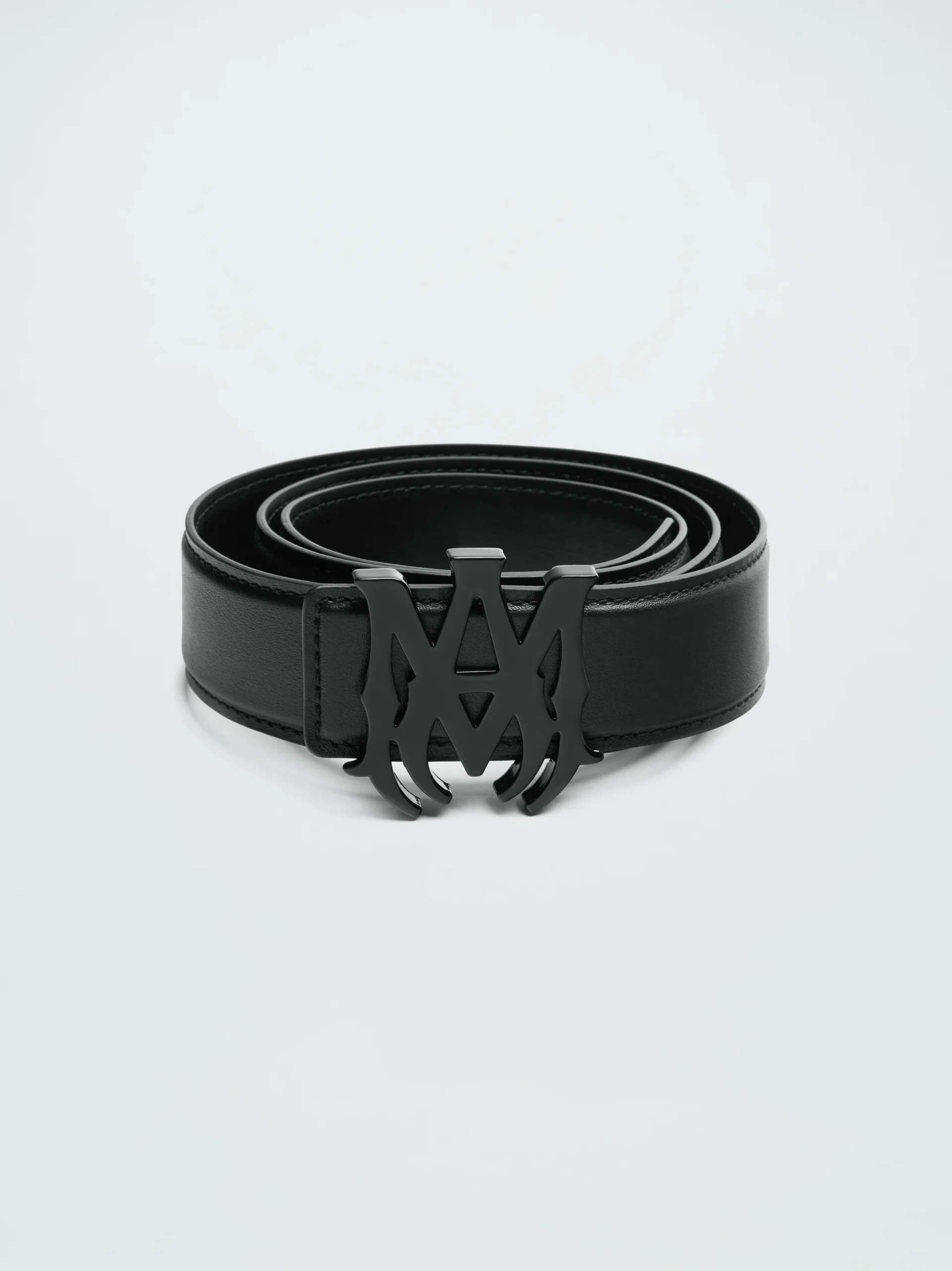 4CM MA NAPPA LEATHER BELT BLACK