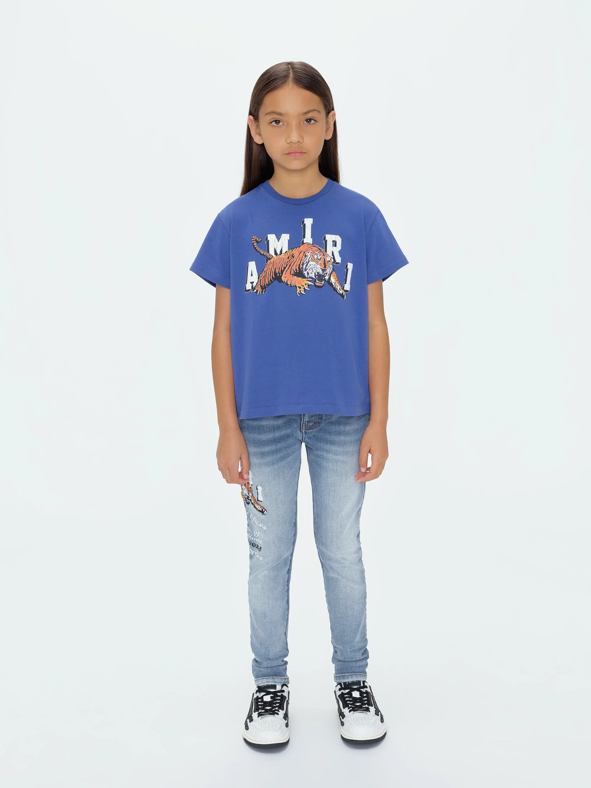 VINTAGE TIGER TEE blue