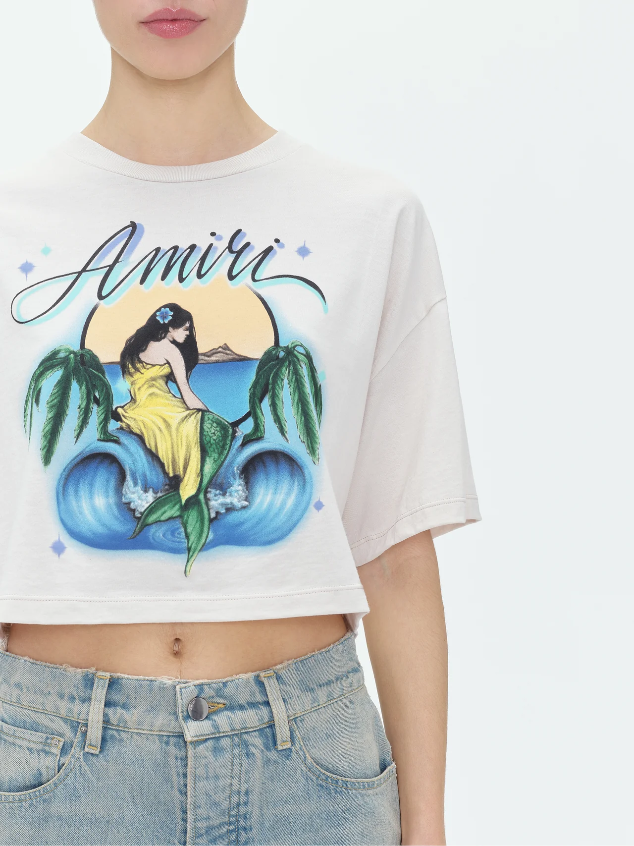 MERMAID CROPPED TEE