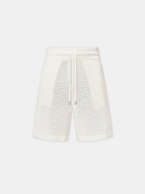 amiri-crochet-mesh-short-ivory