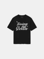 crystal-living-the-dream-tee-black