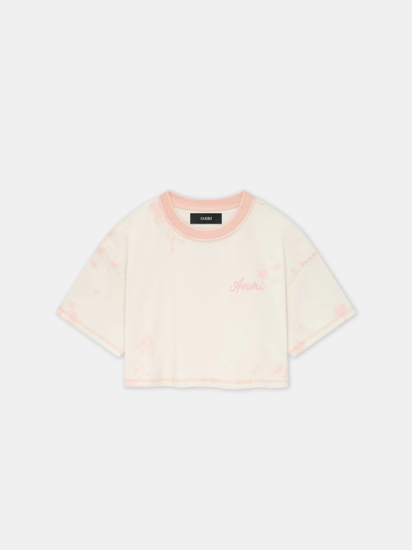 AMIRI WOMEN'S SCRIPT CROPPED TEE