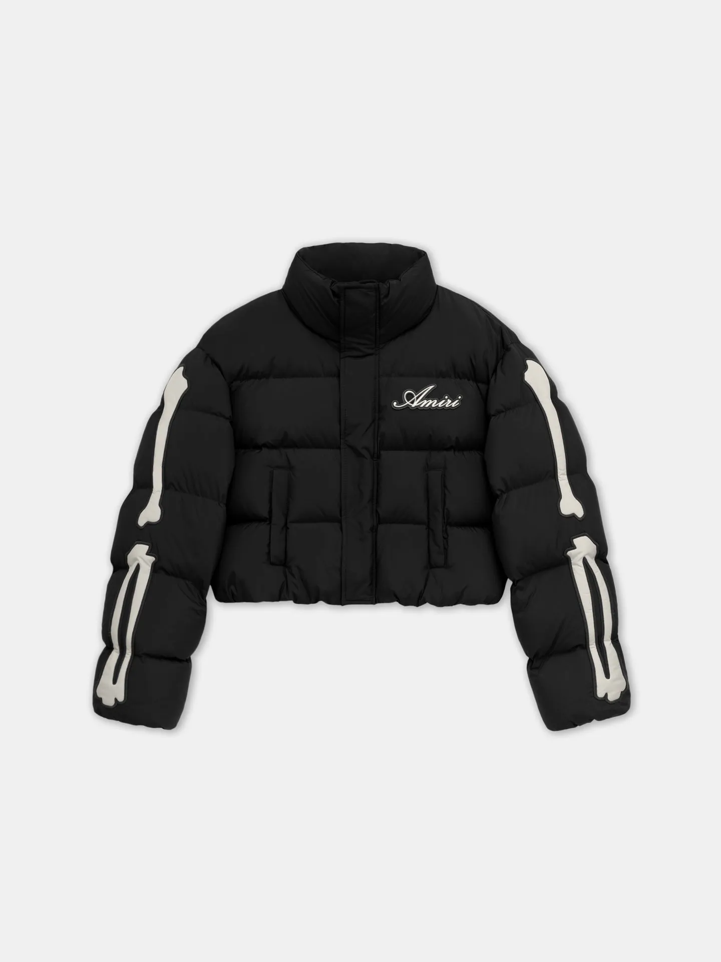 AMIRI WOMEN'S BONES CROPPED DOWN JACKET