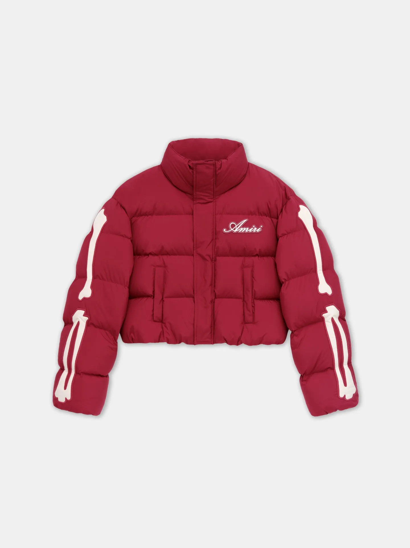 AMIRI WOMEN'S BONES CROPPED DOWN JACKET