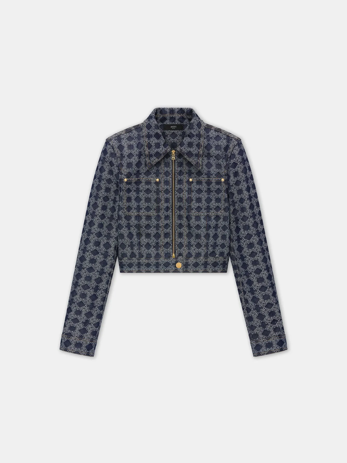 WOMEN'S MA QUAD CROPPED DENIM JACKET