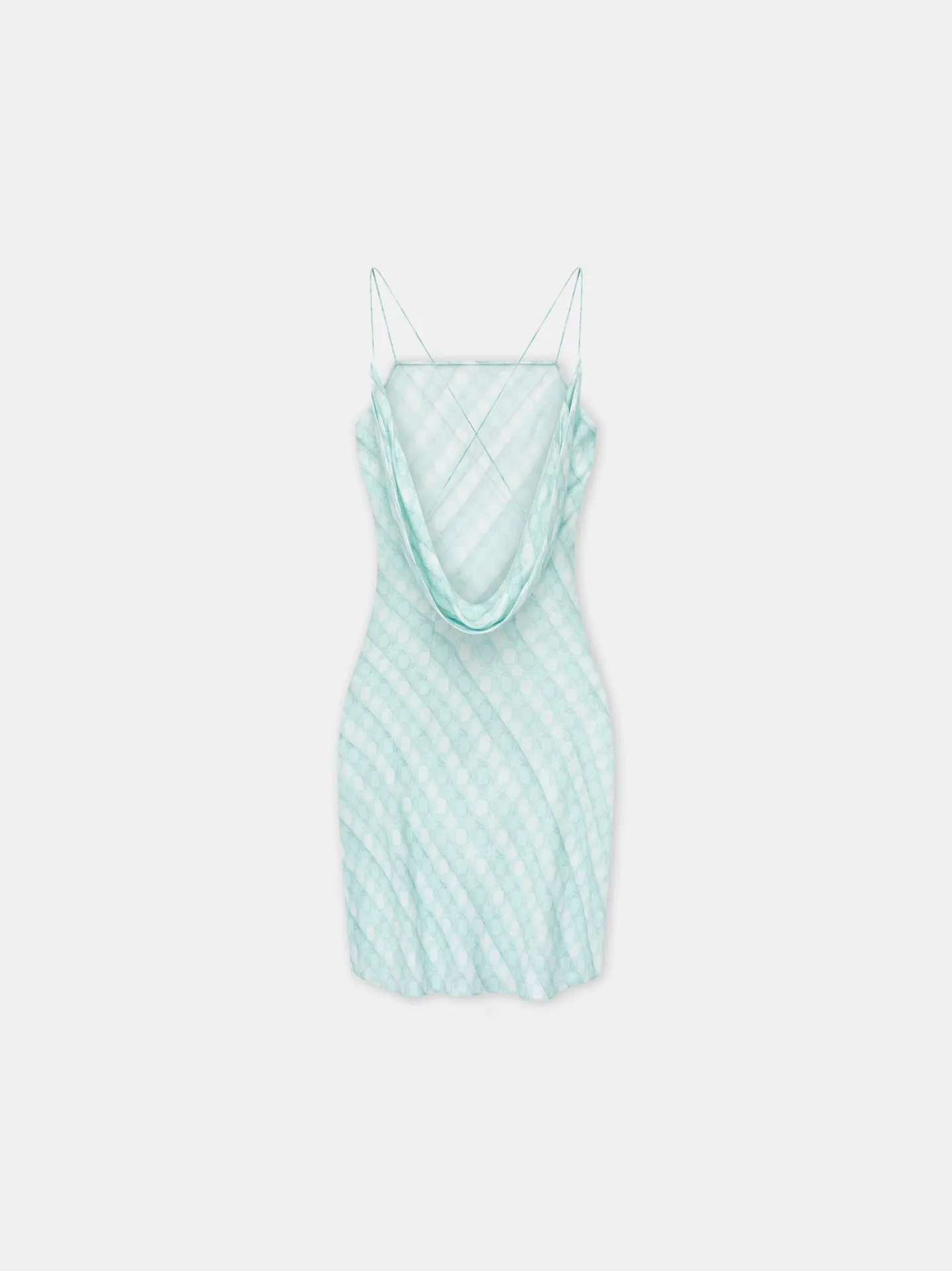 AMIRI WOMEN'S MA QUAD OPEN BACK SLIP DRESS