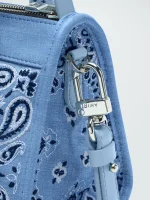 MICRO TRIANGLE BAG NATURAL DENIM