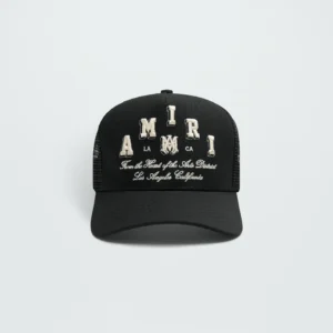 AMIRI VARSITY TRUCKER HAT