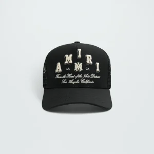 AMIRI VARSITY TRUCKER HAT