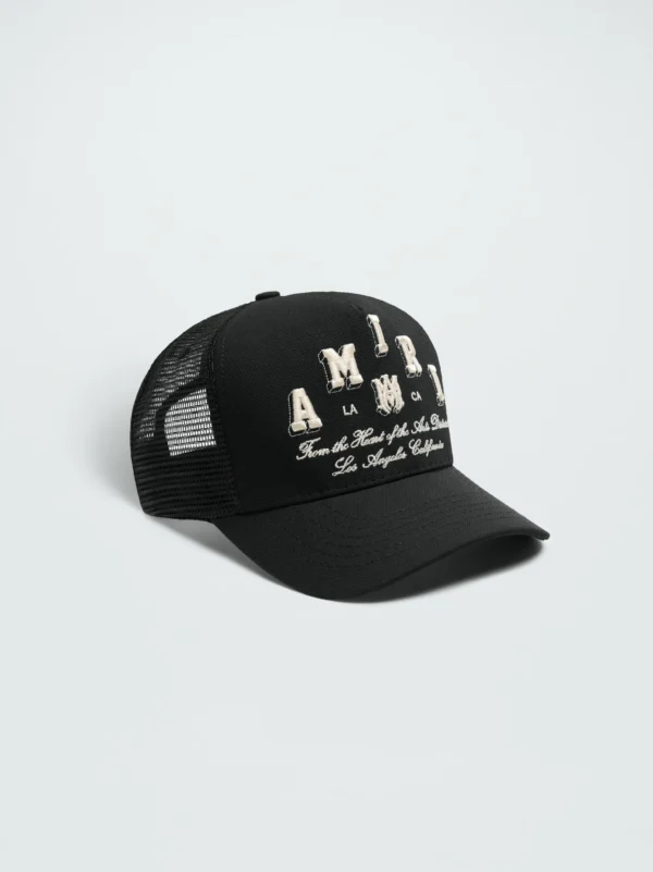AMIRI VARSITY TRUCKER HAT