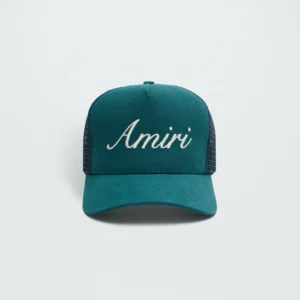 AMIRI SCRIPT TRUCKER HAT