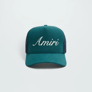 AMIRI SCRIPT TRUCKER HAT