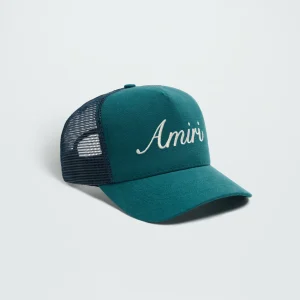AMIRI SCRIPT TRUCKER HAT