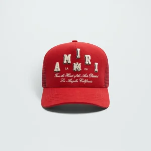 AMIRI VARSITY TRUCKER HAT