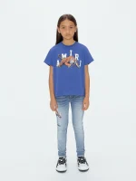 VINTAGE TIGER TEE blue
