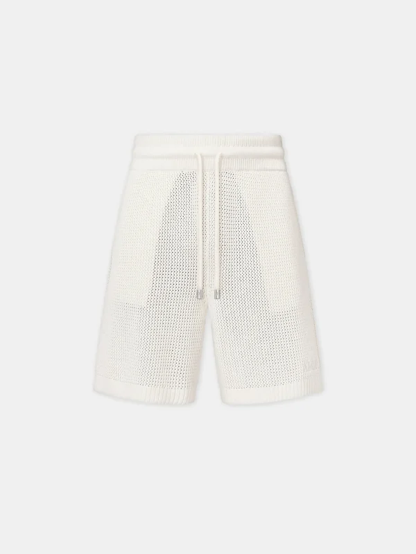 amiri-crochet-mesh-short-ivory