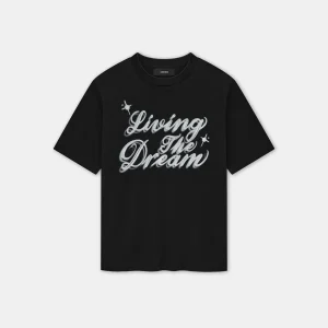 crystal-living-the-dream-tee-black