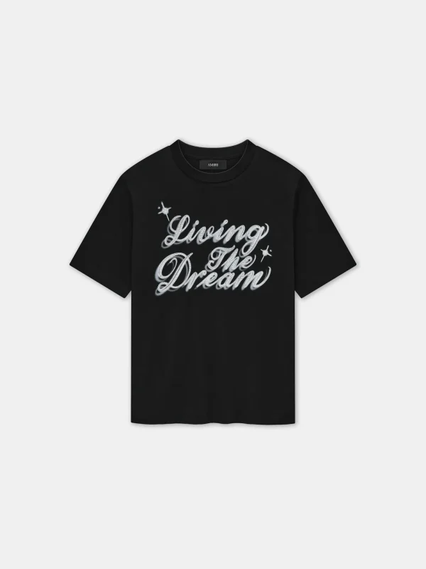 crystal-living-the-dream-tee-black