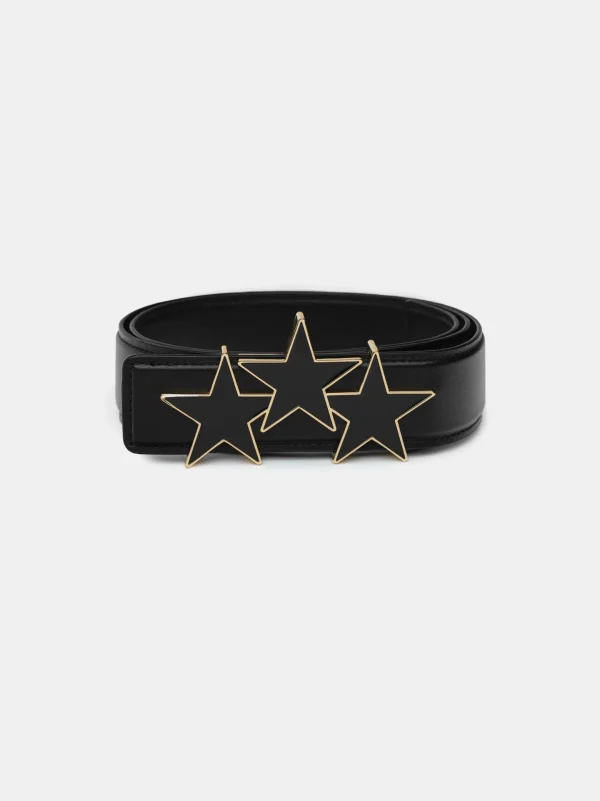 three-star-4-cm-belt-black