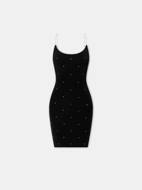 women-womens-crystal-mini-dress-black